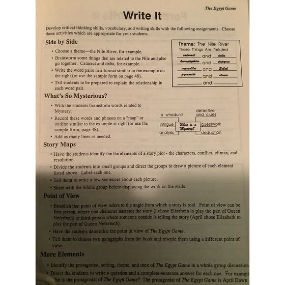 Resource education Thematic Unit "ALNCIENT EGYPT" challenging - Picture 4 of 4